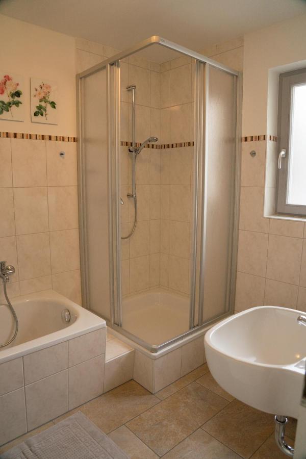 Urlaubsfreude Biedermann Haus Blumenglueck - Rose Apartment Sebnitz Bagian luar foto